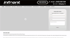Desktop Screenshot of infrontsurfcraft.com.au